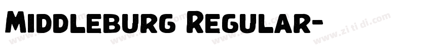 Middleburg Regular字体转换
